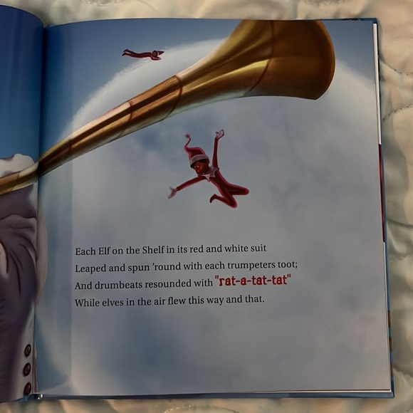 Holiday book elf pets a reindeer tradition by Shanda a bell elf on the shelf - Picture 6 of 7